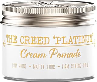 Immortal NYC Exclusive 'The Creed Platinum' Cream Pomade - Firm Strong Hold - Low Shine - 100 Ml/3.4 Oz