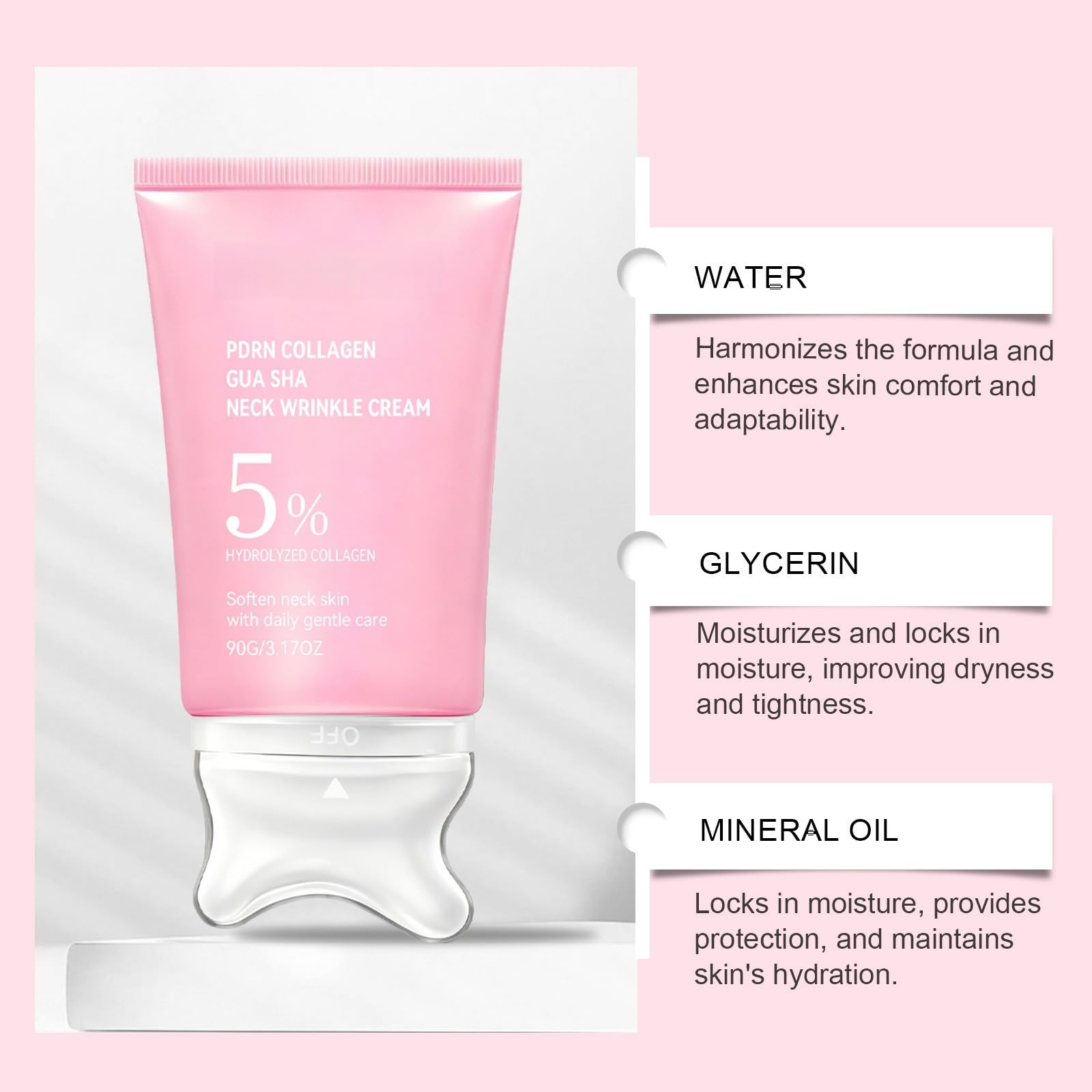 Crema idratante viso con Gua Sha, cura quotidiana
