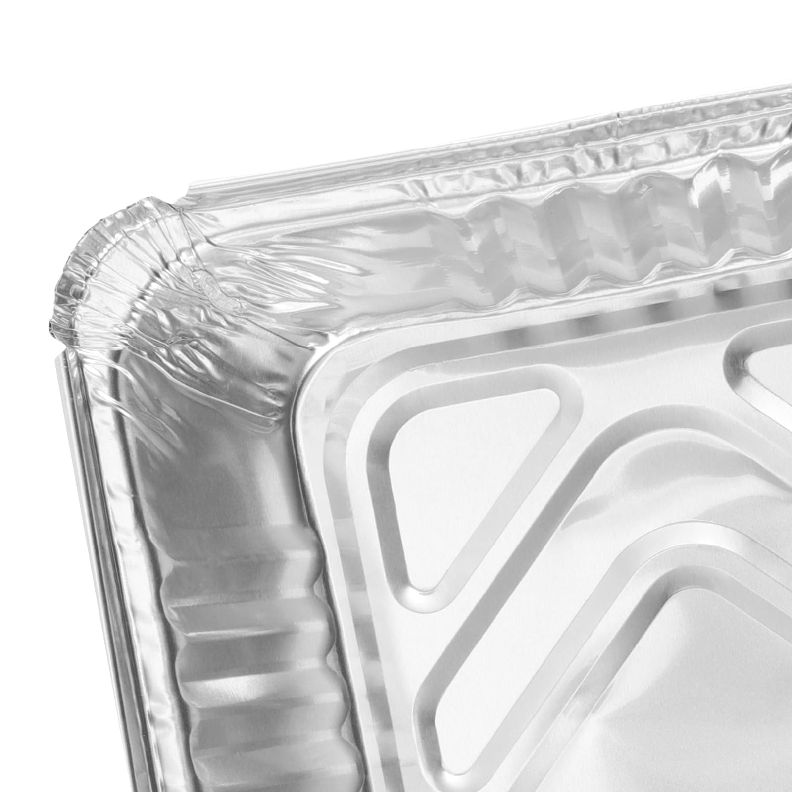 FUNSUEI Lot de 125 barquette aluminium jetable avec couvercle transparent, 21.5 x 16 x 5 cm, 1000 ml,barquette alimentaire jetable Pour frites, pâtisserie, barbecue