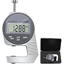 Electronic Micrometer Thickness Meter LCD Display Digital Thickness Gauge Mini Measuring Tool