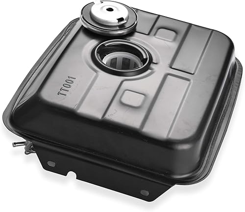 Miniatura 3 de CLEO Tanque de gasolina, tanque de combustible de metal con tapa de gas de combustible para Go Kart ATV 125-250CC, se adapta a Taotao Go Kart y ATV