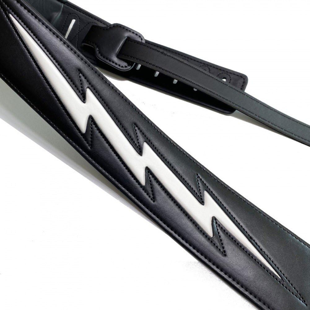 Correa De Guitarra, Correa De Guitarra con Relieve Retro, Cinturón De Cuero para Guitarra Electroacústica, Cinturón De Hombro Acolchado Ajustable para Guitarra