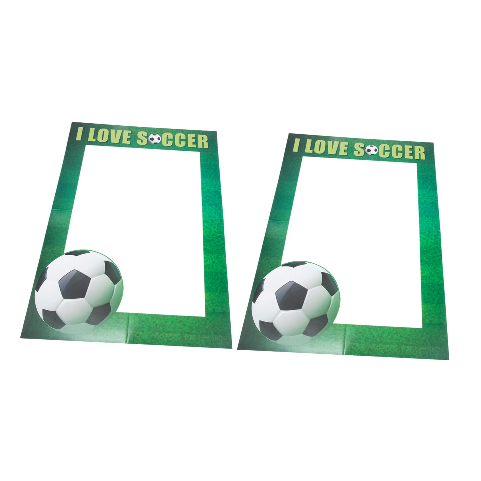 Amazon | OKUMEYR 2個 サッカー パーティー フォト フレーム サッカー