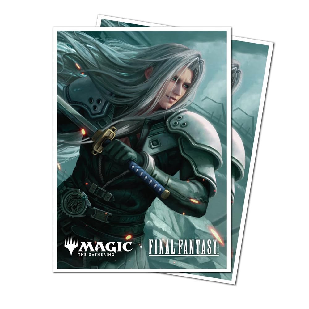 Ultra PRO - Final Fantasy x Universes Beyond Sephiroth (Wisnu Tan) 105ct APEX Deck Protector™ Sleeves for Magic: The Gathering | Trading Card