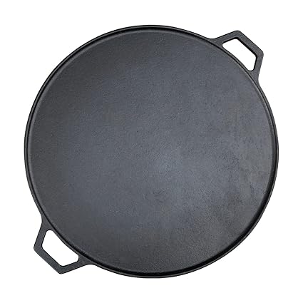 SWASTHA COOKWARE Cast Iron Material Dosa Tawa |12.5 Inches | Black Colour