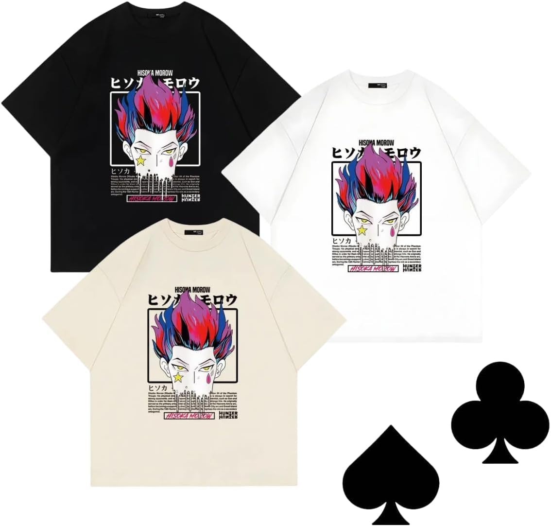 COSPA 公式　HUNTER×HUNTER ヒソカ　Tシャツ HUNTER×HUNTER_ヒソカ Ani-Art 第2弾 Tシャツメンズ(サイズ/M