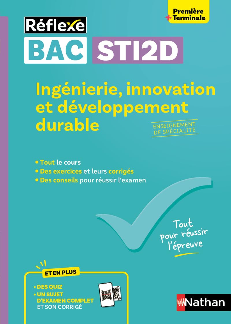 Ingénierie, innovation et développement durable - Enseignement de spécialité 1re/Tale STI2D - N° 9 (9)