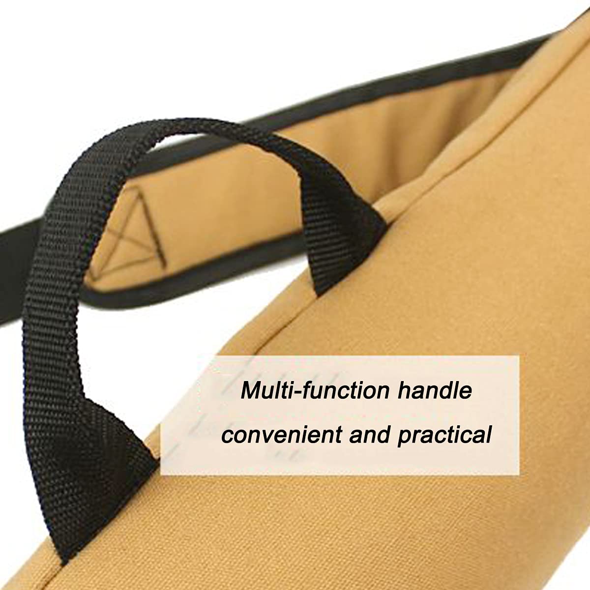 Stoff-Wushu-Tragetasche, Kendo-Tasche, Segeltuch-Schwert-Umhängetasche, Schwert-Aufbewahrungstasche, Schwert-Etui, Kampfsport-Tragetasche mit verstellbarem Riemen, Gelb, 50,5 Zoll ( Color : 50.5inch )