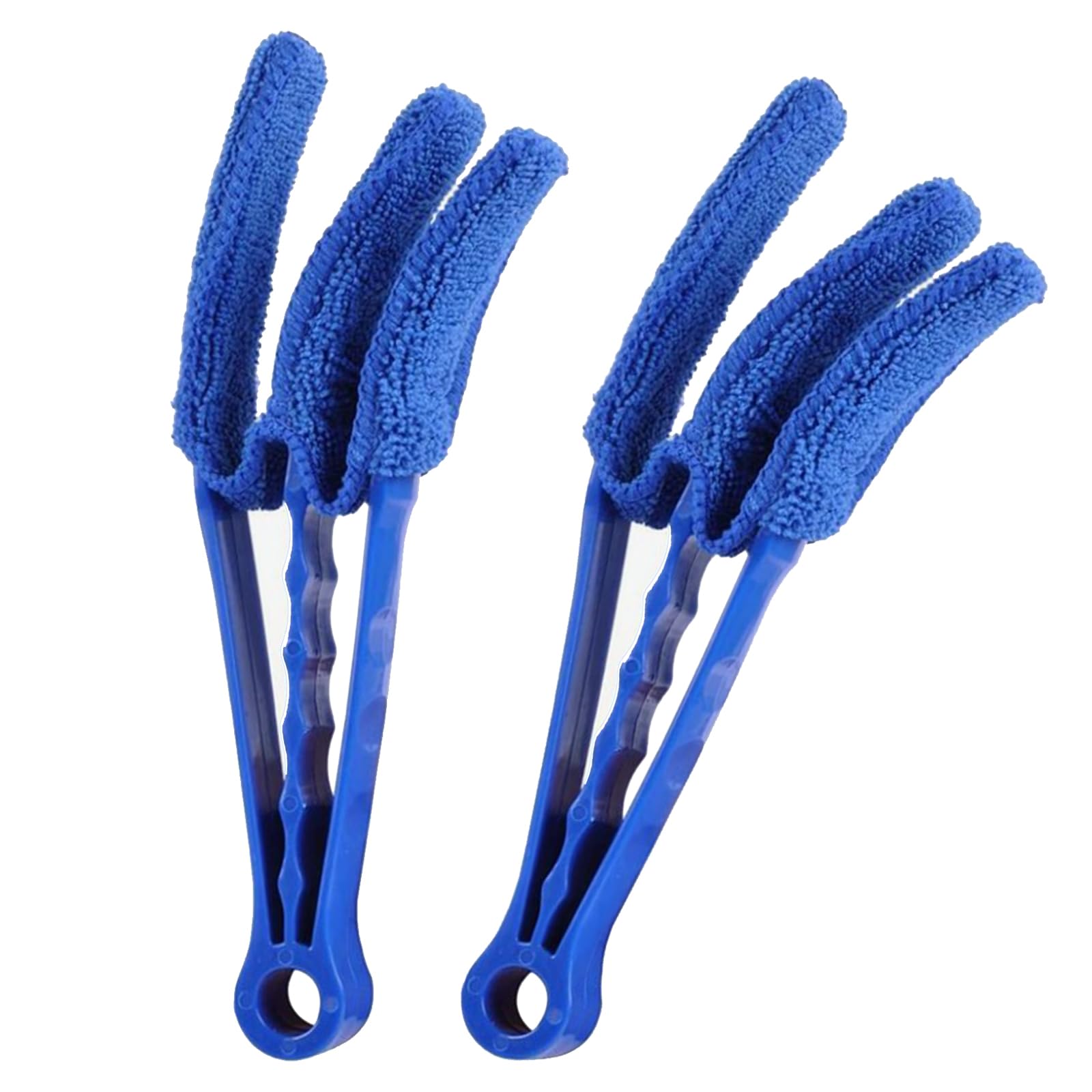 Shenlee Azul 2 Pcs Dry And Wet Louver Cleaner, Venetian Blind Cleaner, Wet Dry Venetian Window Blind Cleaner Microfiber Brush, Brush Cleaner Tool Window Blind Duster For Venetian Blinds Air Conditioner Car Ac Vent