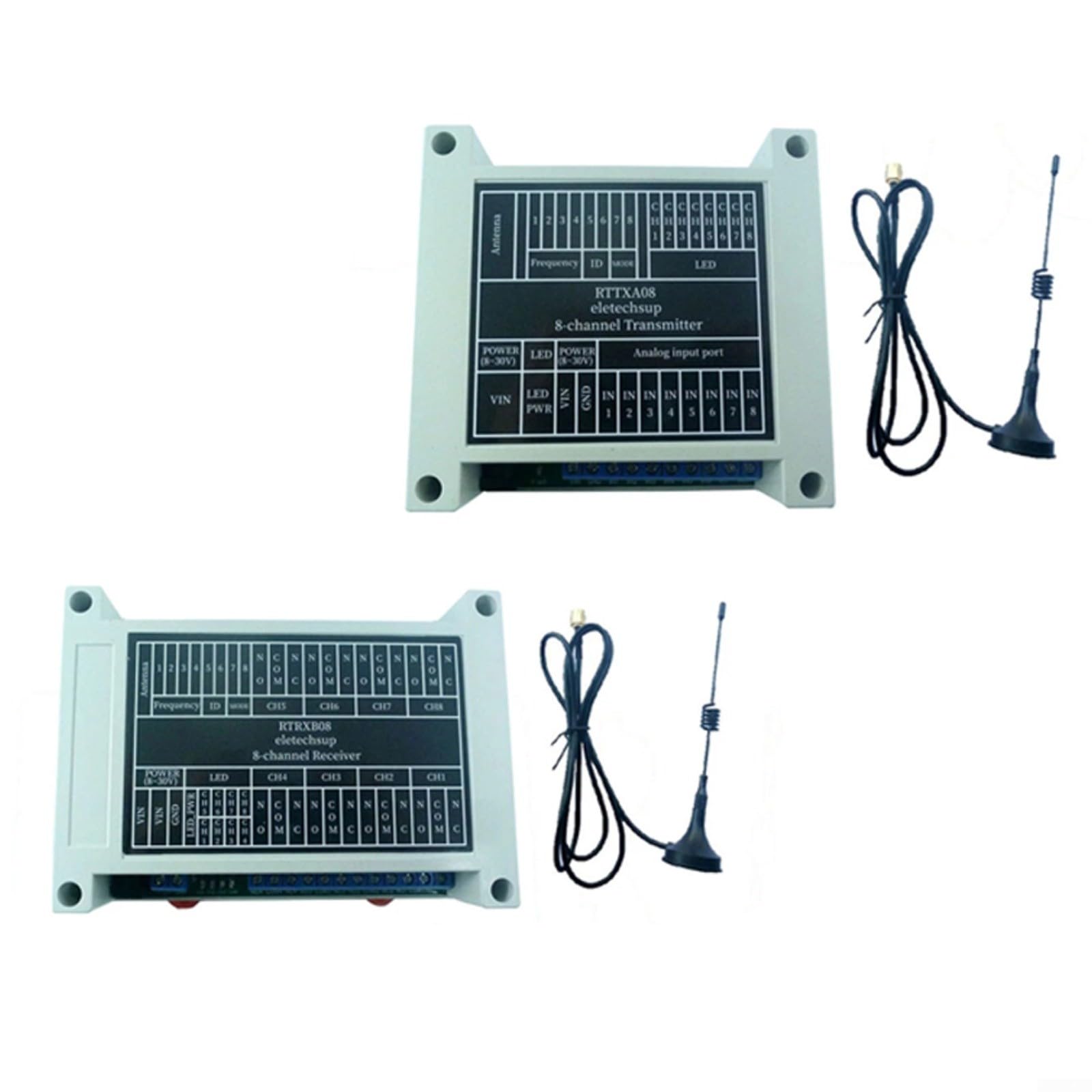 Industrial 8-Channel 433MHz para interruptor de control remoto