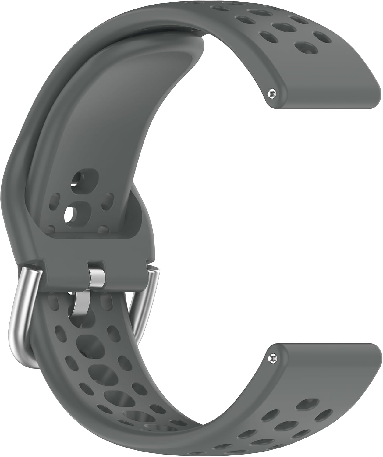 hengkang Fit for Amazfit Active 2 Watch Bands Women Men, Adjustable Sport Soft Straps Wristbands Silicone Replacement Bands Fit for Amazfit Active 2 A2437 Smartwatch image 3