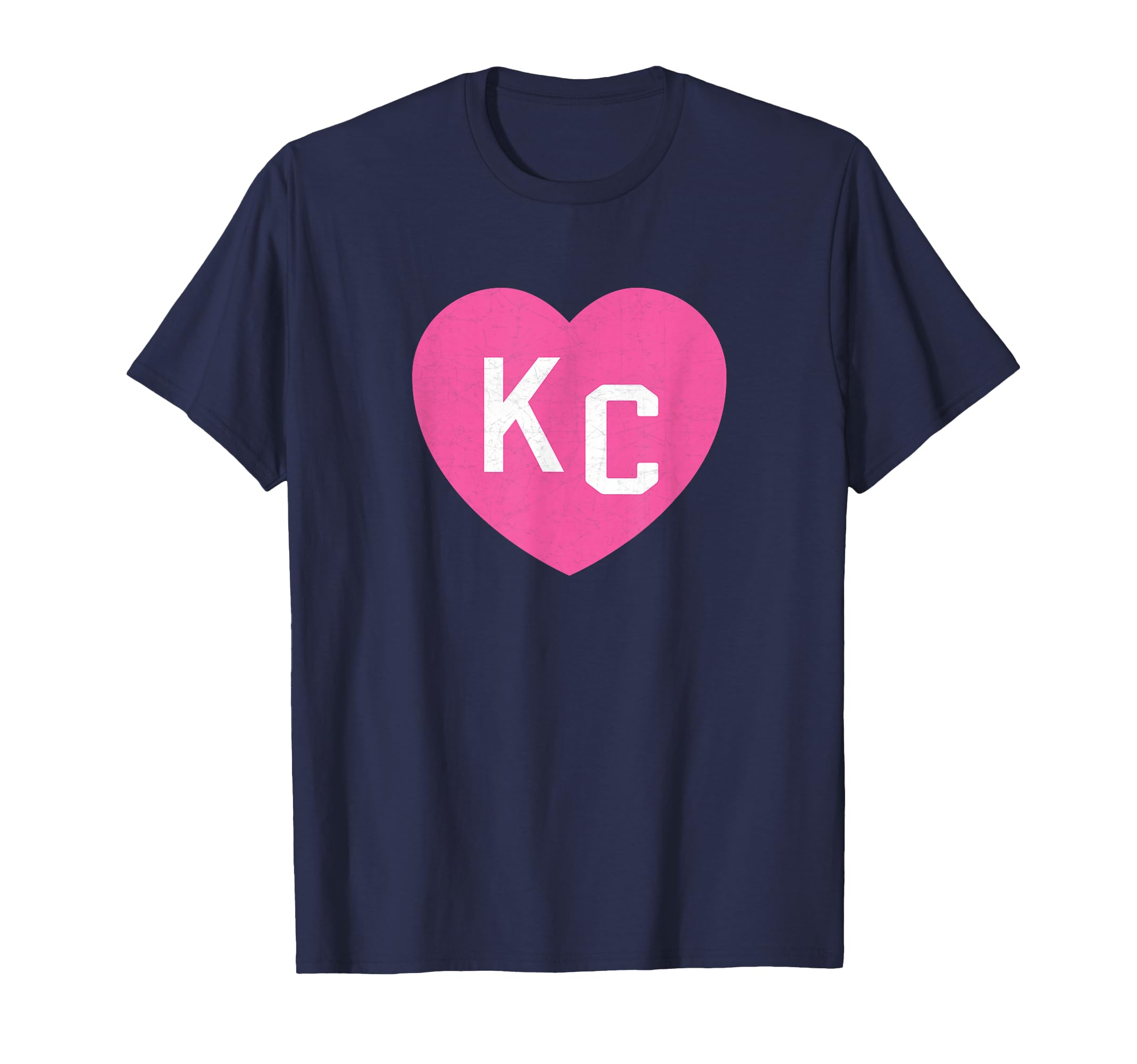 Pink KC Love KC I Heart Kansas City Pink Kc Heart Love Icon T-Shirt