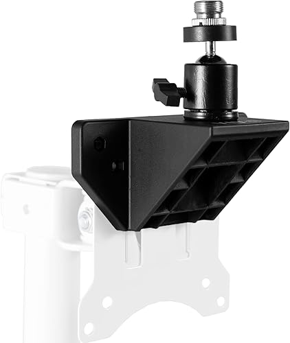 Miniatura 1 de VIVO Adaptador universal de cabeza de bola VESA para brazos de monitor soporta micrófono cámara pequeña luz y más soporte de inclinación giratorio