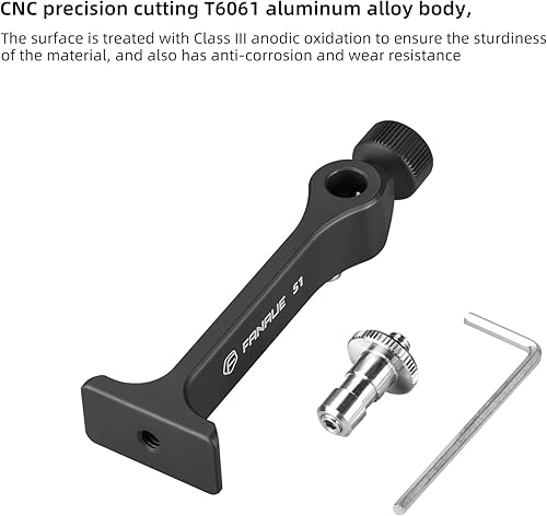 Miniatura 5 de Adaptador de trípode para prismáticos, montaje de prismáticos con rosca de 14 pulgada, aluminio (s1)