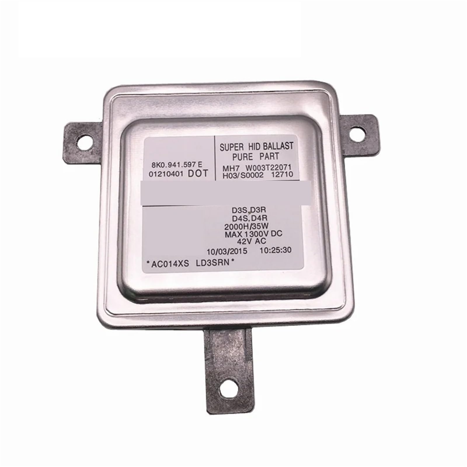 Ballast Headlight Control Module for VW for Golf VII for Passat B7 OEM 8K0941597 8K0941597C 8K0941597E 2048703226 W003T22071 Xenon HID Ballast Control(White)