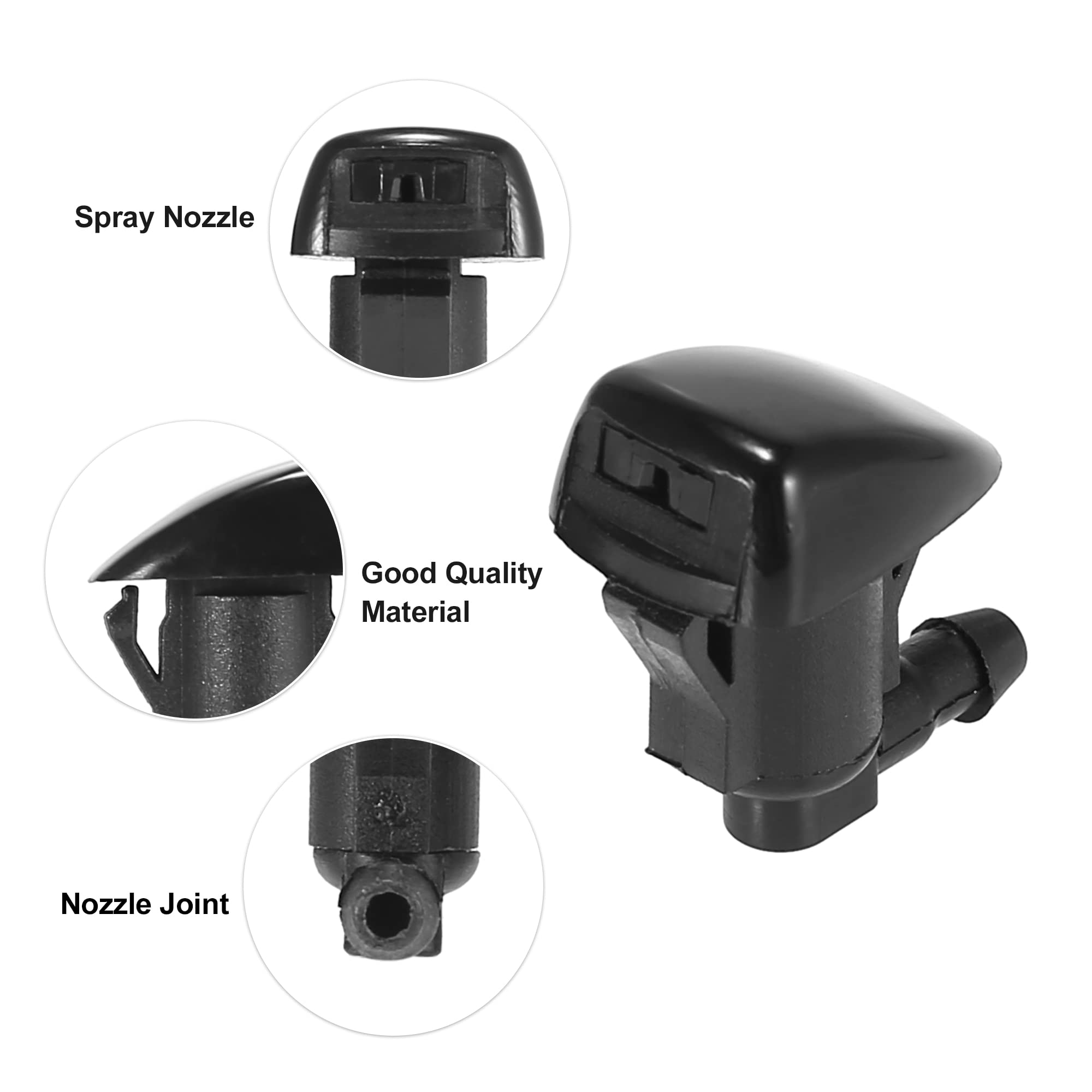 Kit Boquillas Lavaparabrisas X AUTOHAUX Para Jeep Liberty/Commander (2 Boquillas Manguera 2m