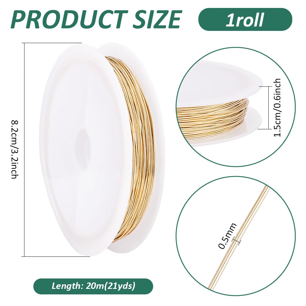 Amazon.com: PH PandaHall 24K Gold Plated Copper Wire, 24 Gauge