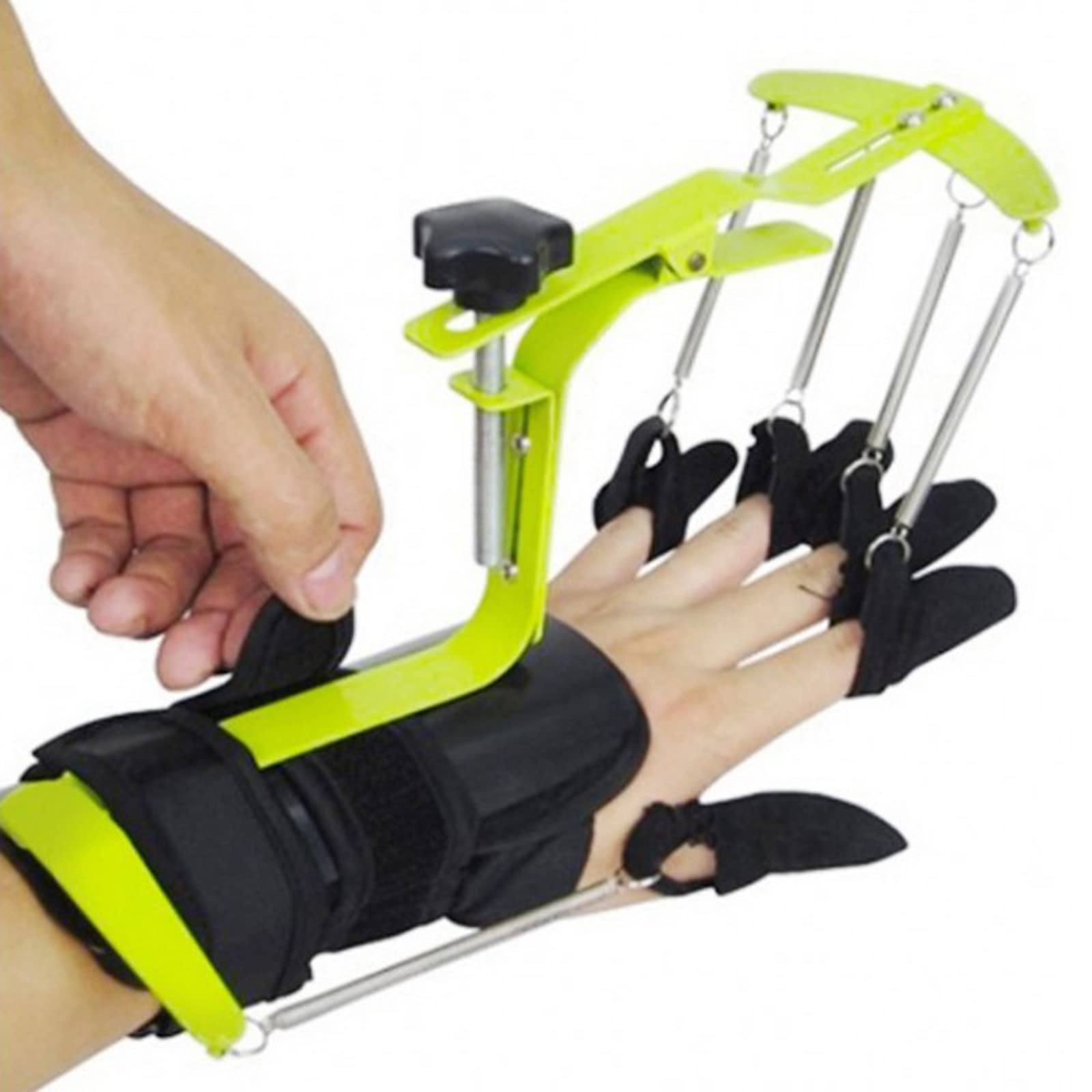 Corrector de dedos de muñeca, dispositivo de entrenamiento de rehabilitación de dedos de diapasón, férula de tablero de extensión de espasmo de ortesis para parálisis hemipléjica, muñequera ortopédi