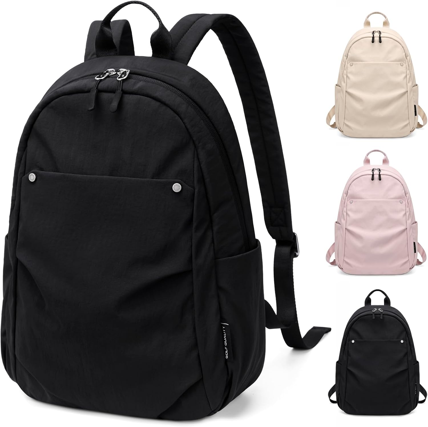 Mini Backpack for Women Fashion Small Backpack Purse Lightweight Daypack for Work Trave Daily,Black