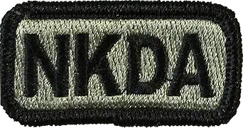 NKDA Tactical Patch 2"x1" - No Known Drug Allergy
