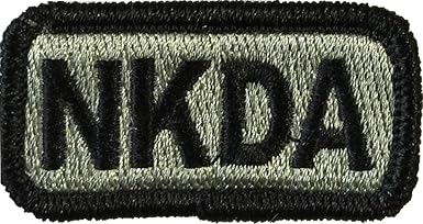 NKDA Tactical Patch 2"x1" - No Known Drug Allergy