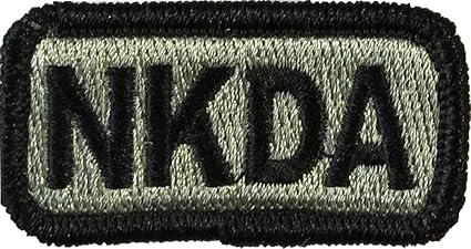 NKDA Tactical Patch 2"x1" - No Known Drug Allergy