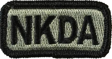 NKDA Tactical Patch 2"x1" - No Known Drug Allergy