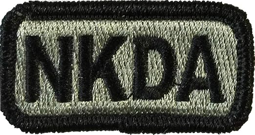 NKDA Tactical Patch 2"x1" - No Known Drug Allergy