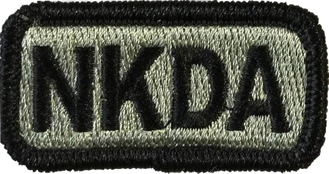 NKDA Tactical Patch 2"x1" - No Known Drug Allergy