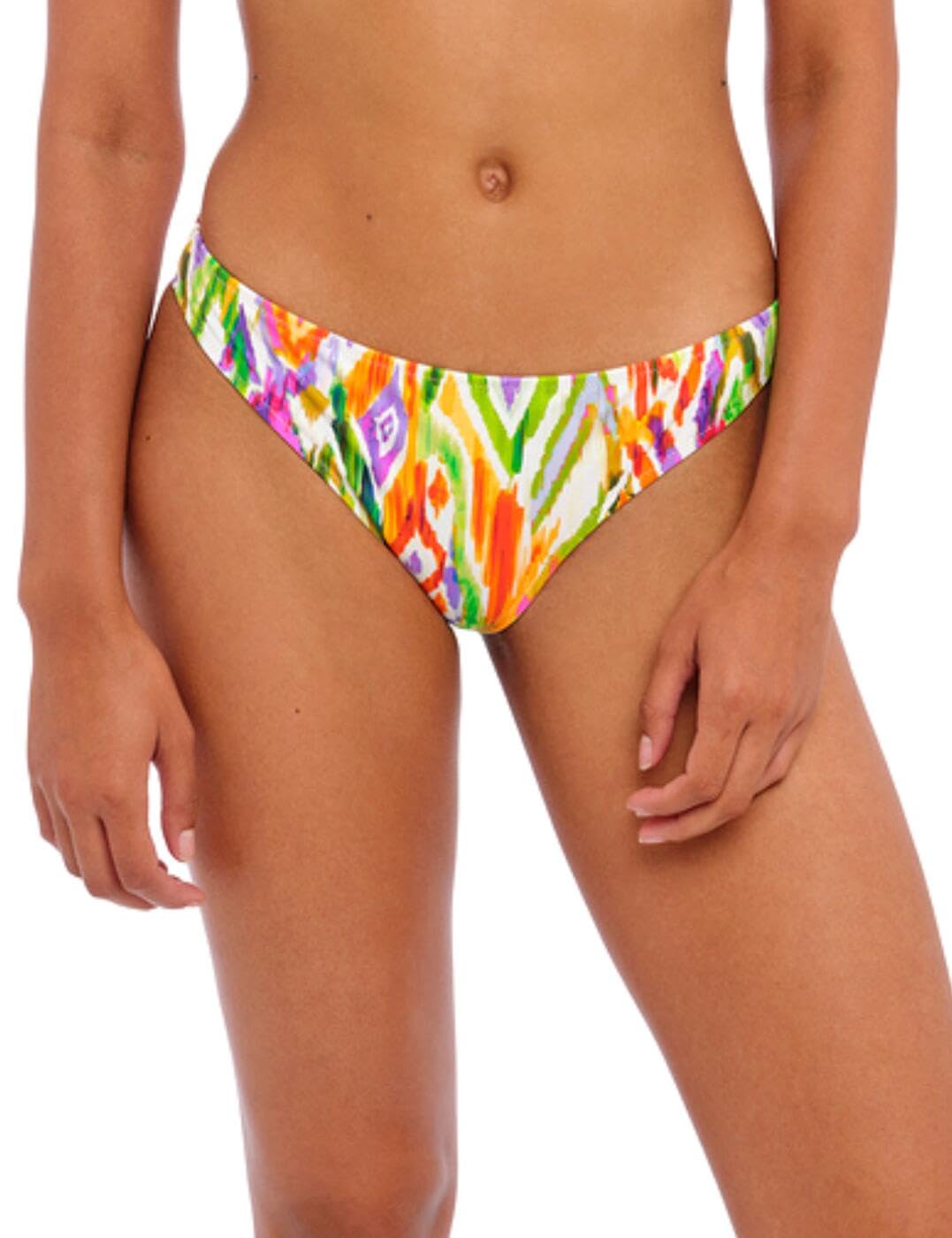 Freya - Bas de Bikini échancré imprimé coloré Tusan Beach Multi - S
