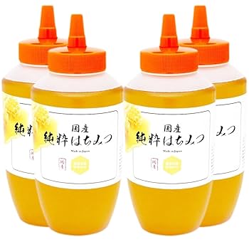 Amazon | 国産 純粋はちみつ 1kg×4本SET 生はちみつ 非加熱 無