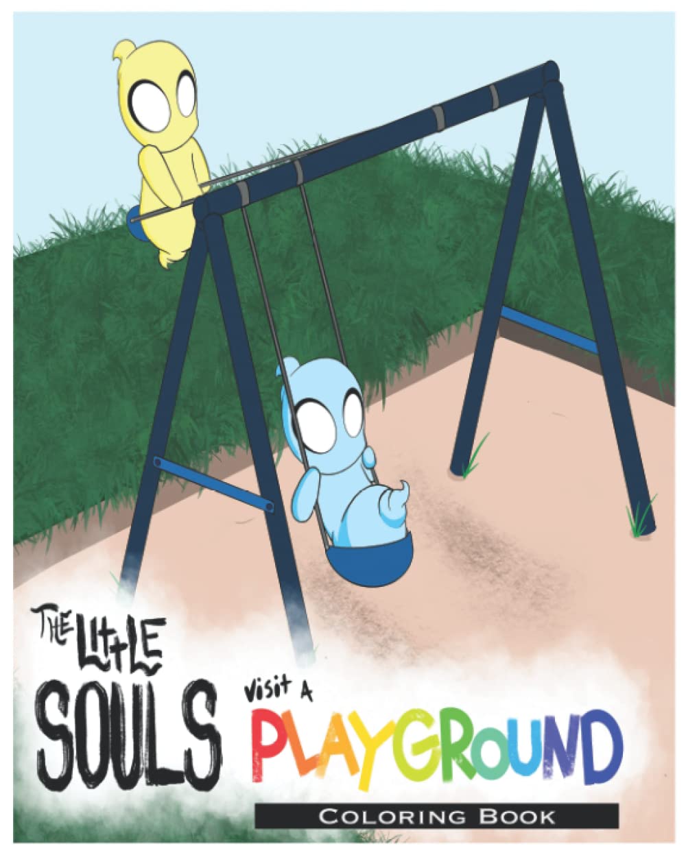 The Little Souls visit a Playground coloring book