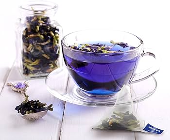 茶  Blue Tea Amazon.com : BLUE TEA - Pack of 3 - Butterfly Pea Flower (10 TB) +