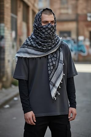 Redemption Tactical Crusader Cross Templar Tactical Scarf Military Shemagh Keffiyeh