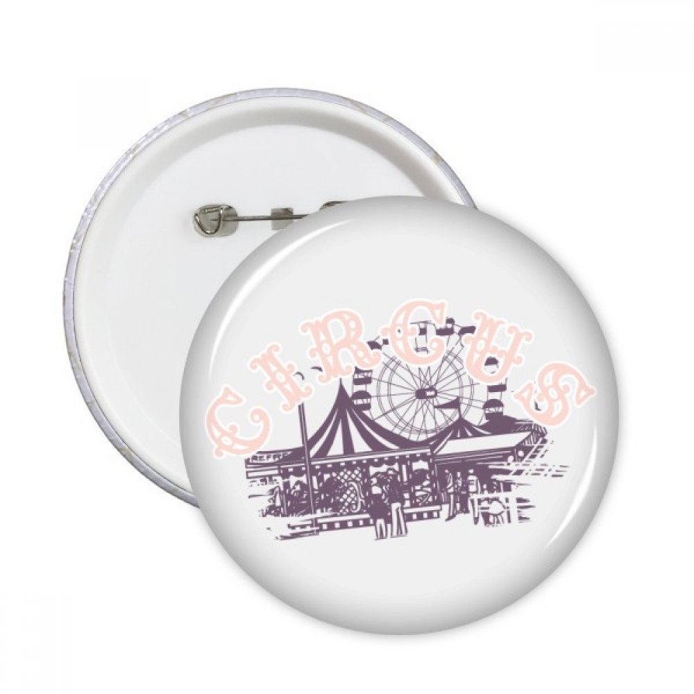 Badge bouton cirque rétro : l'accessoire de mode unique pour look créatif - 3