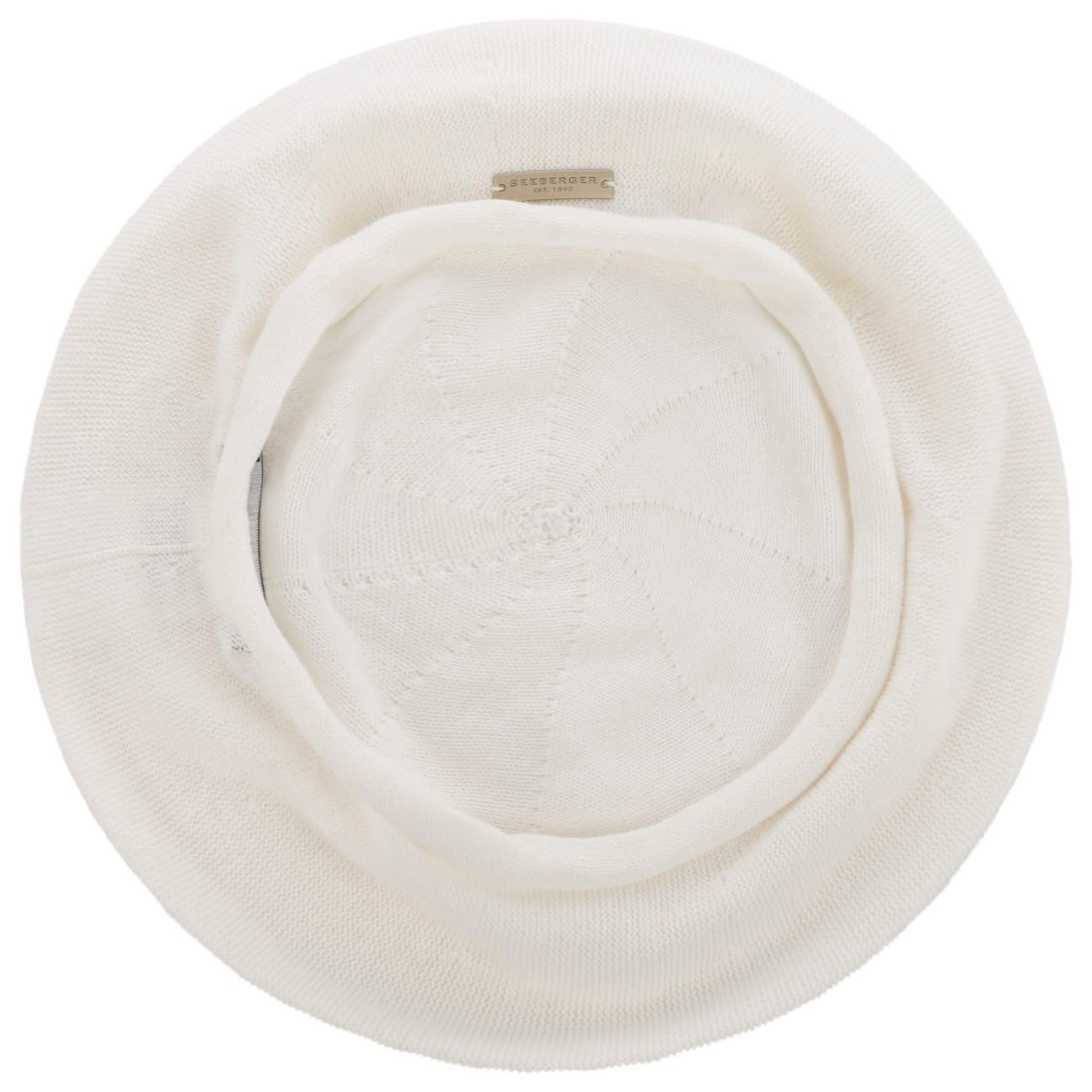Seeberger Basco Bordo Arrotolato Donna/Bambini - Beanie d´Estate Berretto da Donna Lungo Estate Primavera/Estate