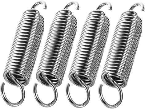 4pcs Replacement Drum Pedal Springs Metal Kick Drum Pedal Tension Springs Easy Install