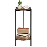 HOOBRO Small Round Side Table, Coffee Drink Table for Sofa Couch Corner, 28.7