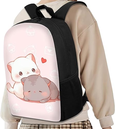Miniatura 6 de Ystardream Mochila para niños y niñas, mochila escolar ligera, Lindo gato., Mochilas Daypack