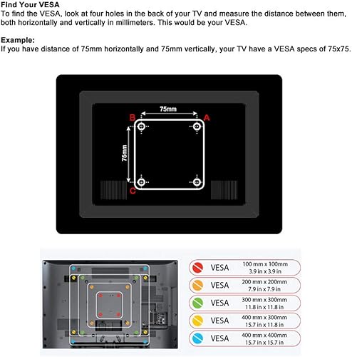Miniatura 5 de axGear Soporte de monitor de montaje en pared de TV de pantalla plana Inclinación giratoria LED LCD HDTV 14 a 27 pulgadas