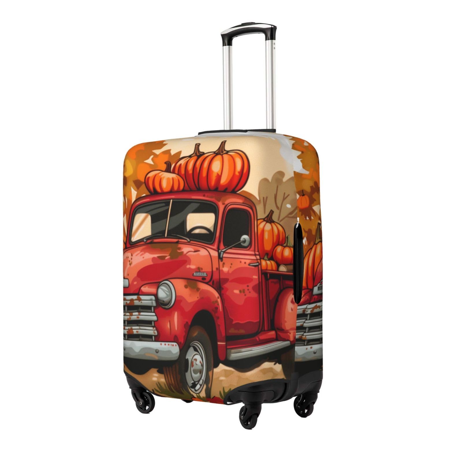 Fundas para Maletas, Funda for Maleta antiarañazos, Compatible con Equipaje de 27 a 30 Pulgadas(Red Truck,XL)