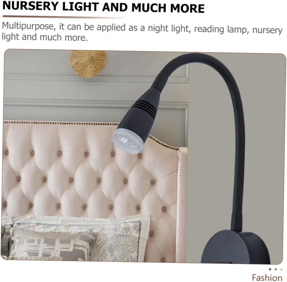 Uonlytech Dimmable LED Wall Mounted Reading Light with USB Port Brightness Angle Color Temperature for Bedroom Durable Soft Tube Design for Bedside Reading