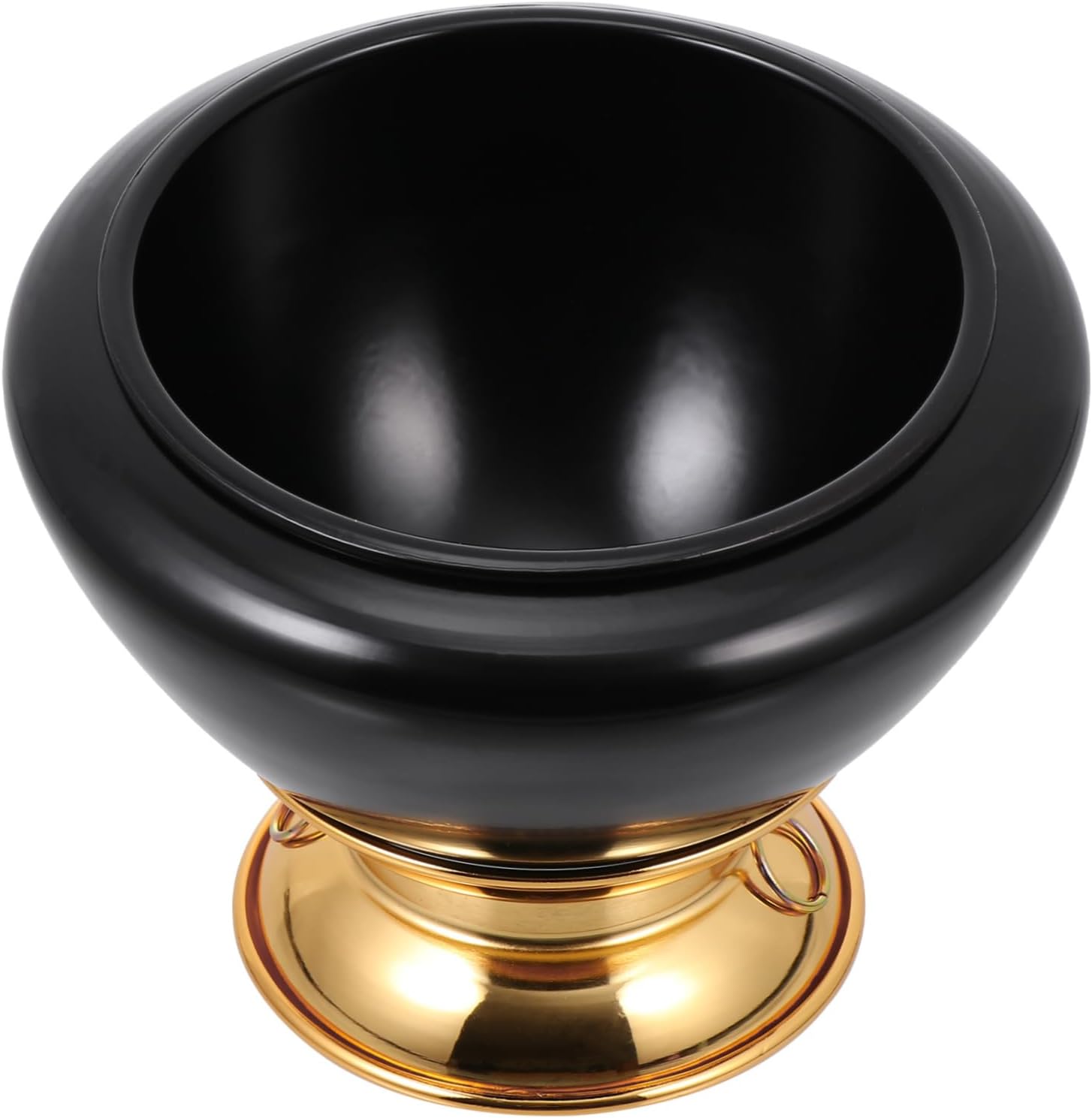 Black Copper Tibetan Singing Bowl for Meditation Small Size Yoga Sound Bowl Set Mallet for Mindfulness and Relaxation