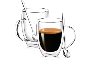 Exquisite Double Walled Glass Coffee Cups for Unforgettable Coffee Moments