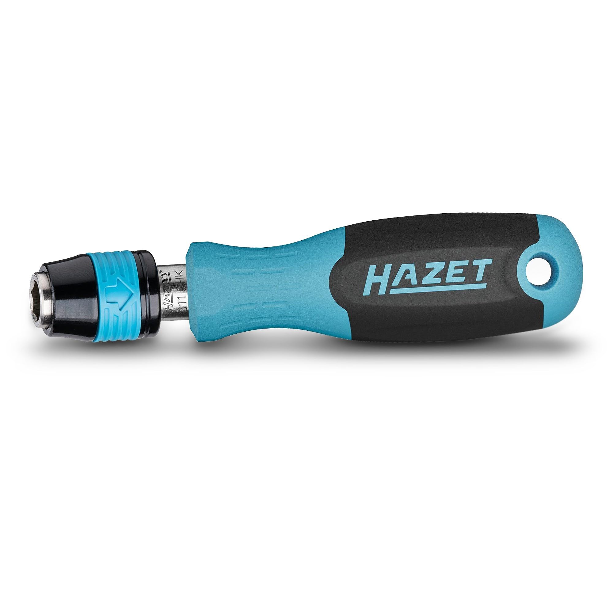 HAZET Bit Holder 811BHK, 1/4 Inch Hexagon, 3.86 in Length, Bayonet