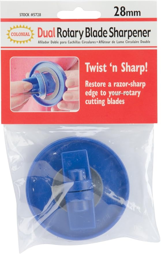 Colonial Needle Rotary Blade Sharpener for 28 mm Blades Amazon.co.uk