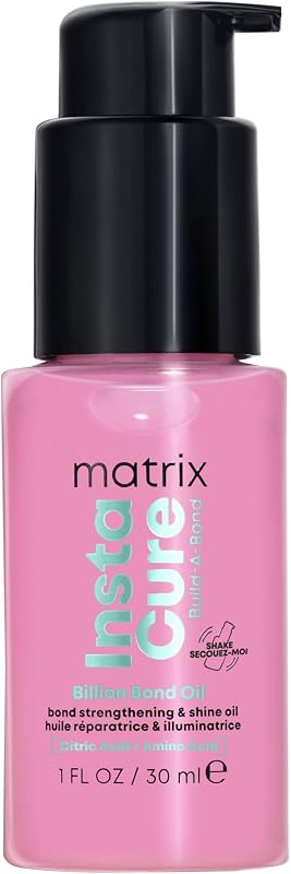 Instacure Build-A-Bond Oil – For Mega Damaged Hair | Professional hair repair formula designed to restore mega damaged strands