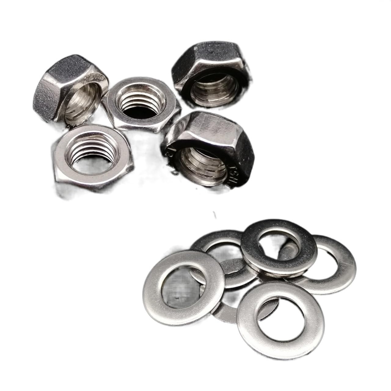 viti interne esagonali, Totale 400/650/1140/2100X M1.6 M2 M2.5 M3 M4 M5 304 in acciaio inossidabile con esagono incassato, vite con esagono incassato, set di dadi, kit assortimento(Set C 1140pcs)