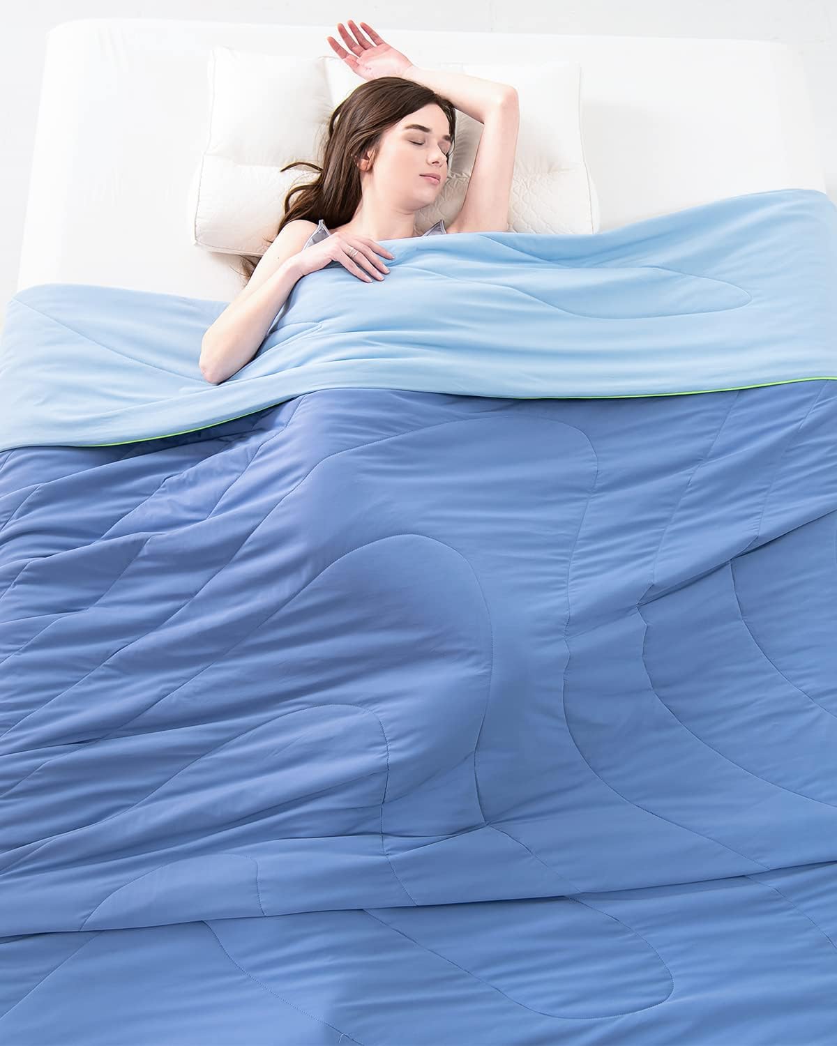 Kivik Cooling Comforter King for Hot Sleepers, Summer Down Alternative Duvet