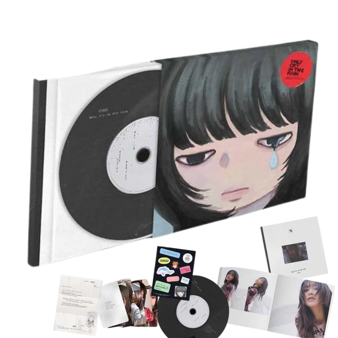 Chuu Only Cry In The Rain Grey Ver mini CD LOONA photobook K-Pop marchandise officielle